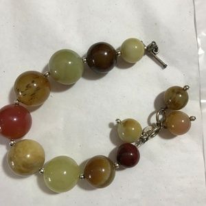 Amy Kahn Russell Sterling bracelet 8"